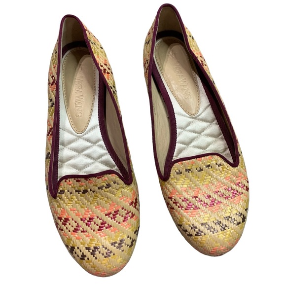 Vera Wang Shoes - Vera Wang Raffia Ballet slipper style Woven Loafers